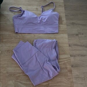 Lavender Women's Workout Set
